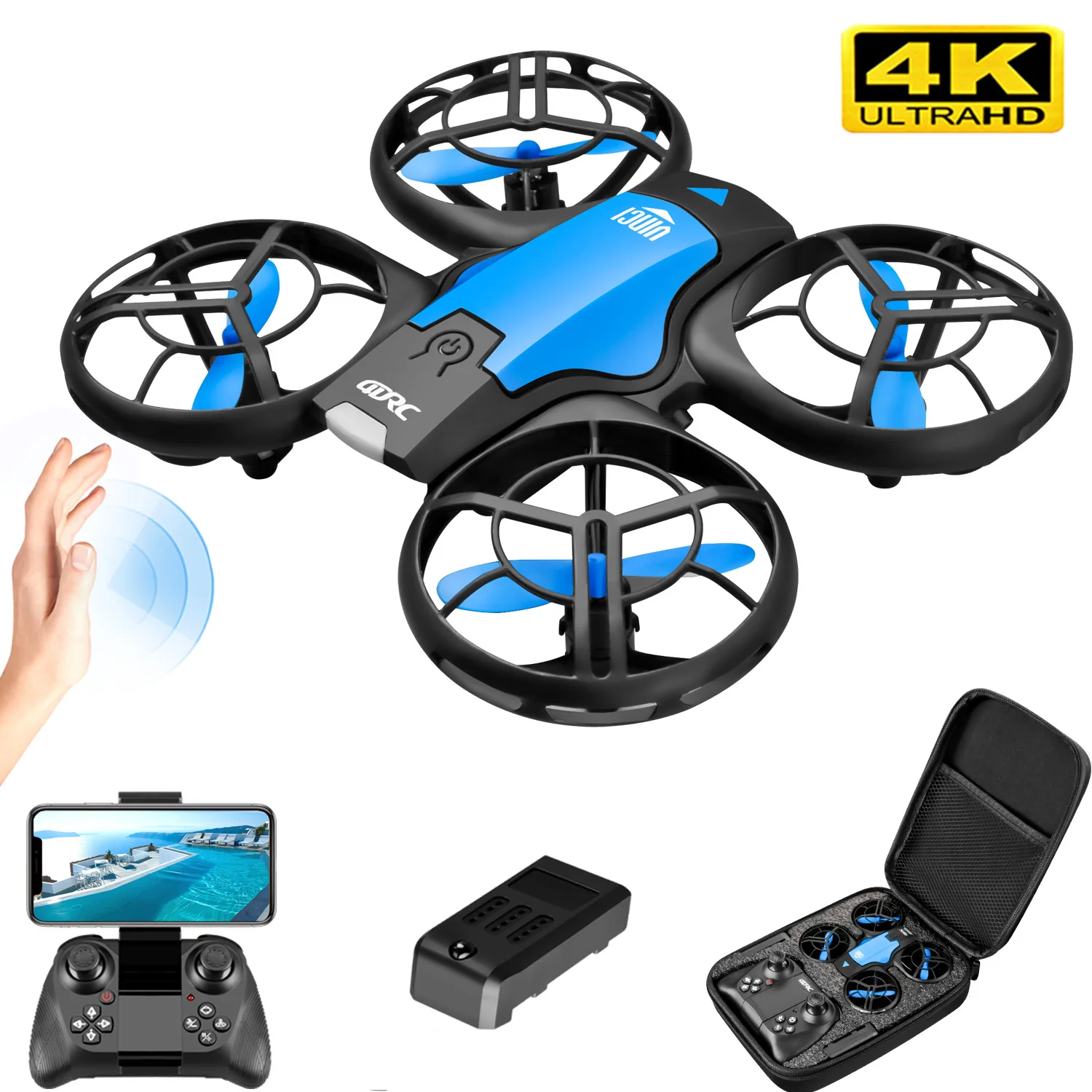 Drone Rc App - V8 Nieuwe Mini Drone 4K Professionele