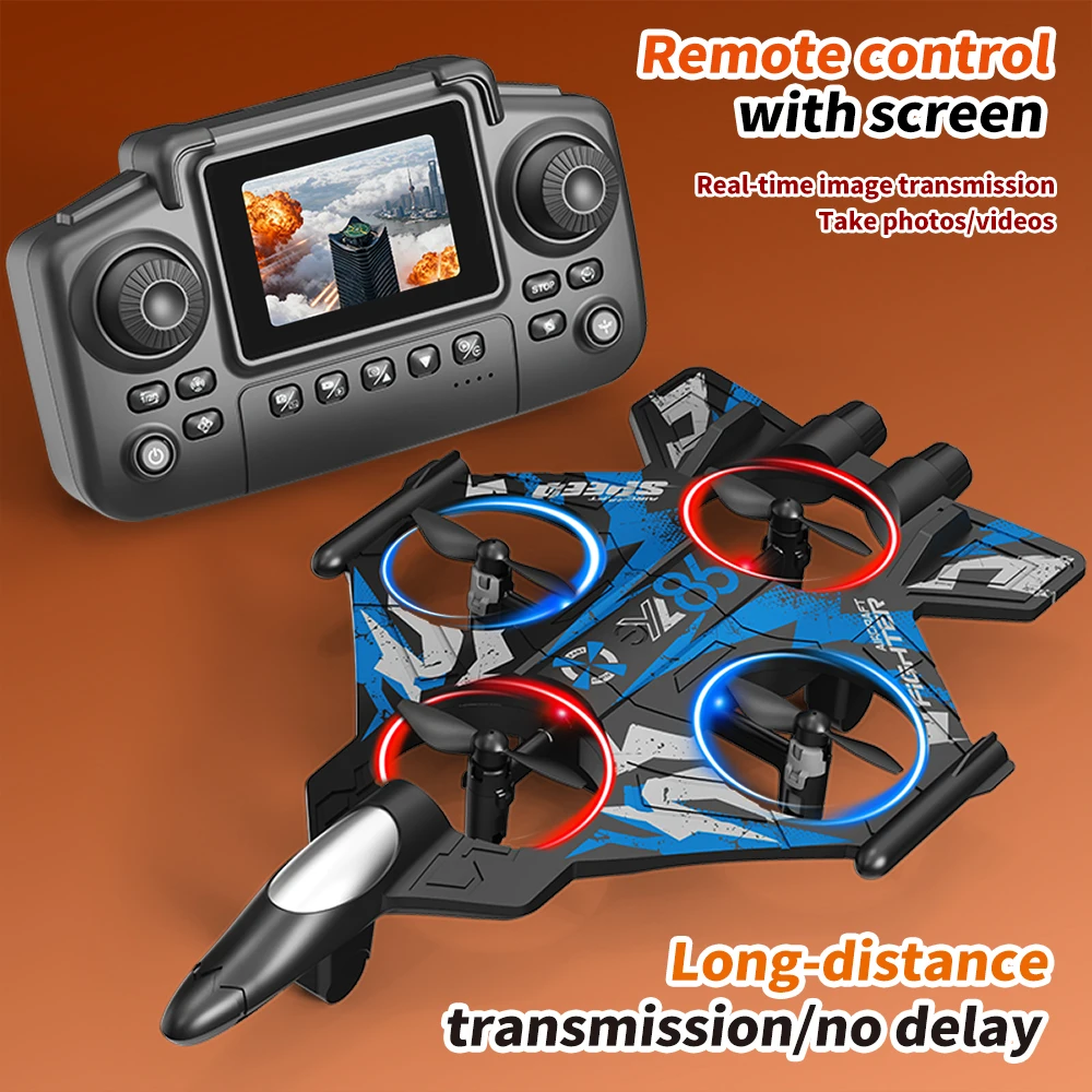 Drone Switch Rc - YL86 RC-vliegtuig met camerahelikopter Drie snelheden