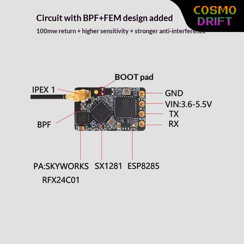 Drone Rc Board - Hot BAYCK Expresslrs Elrs Ontvanger 2.4