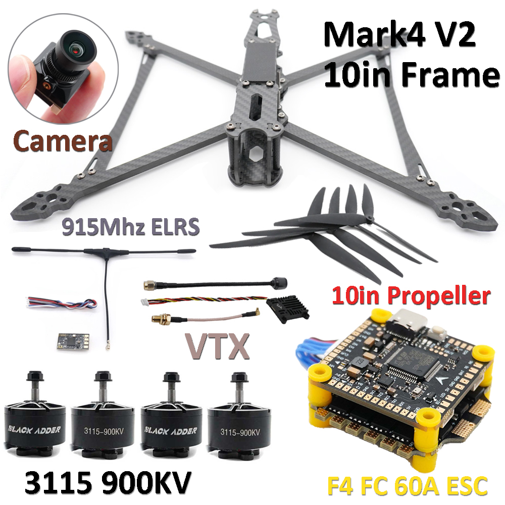 Heavy Lift Drone Frame - Mark4 V2 10 inch Frame Combo