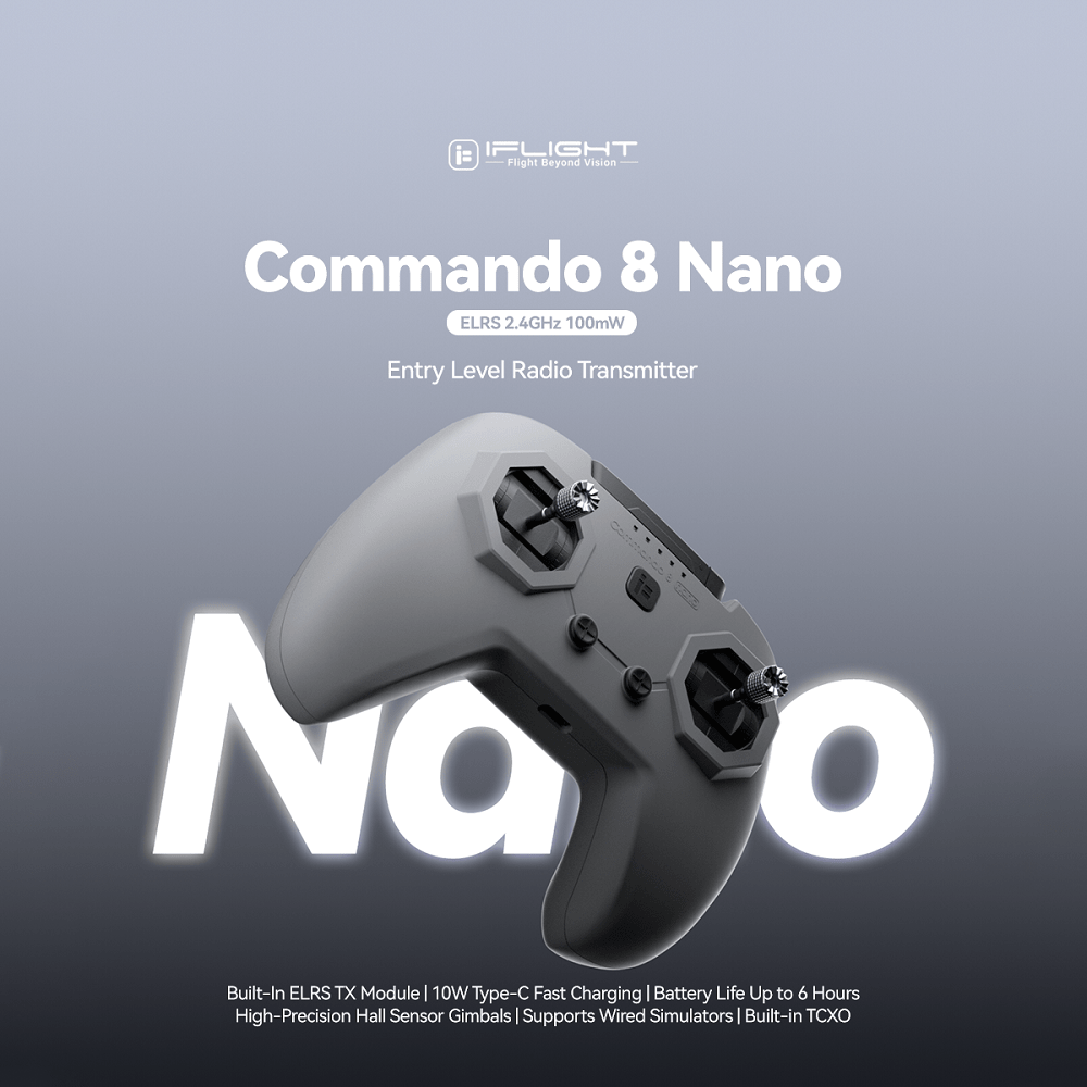 Drone Rc Simulator - iFlight Commando 8 Nano-radiozender ELRS 2.4G