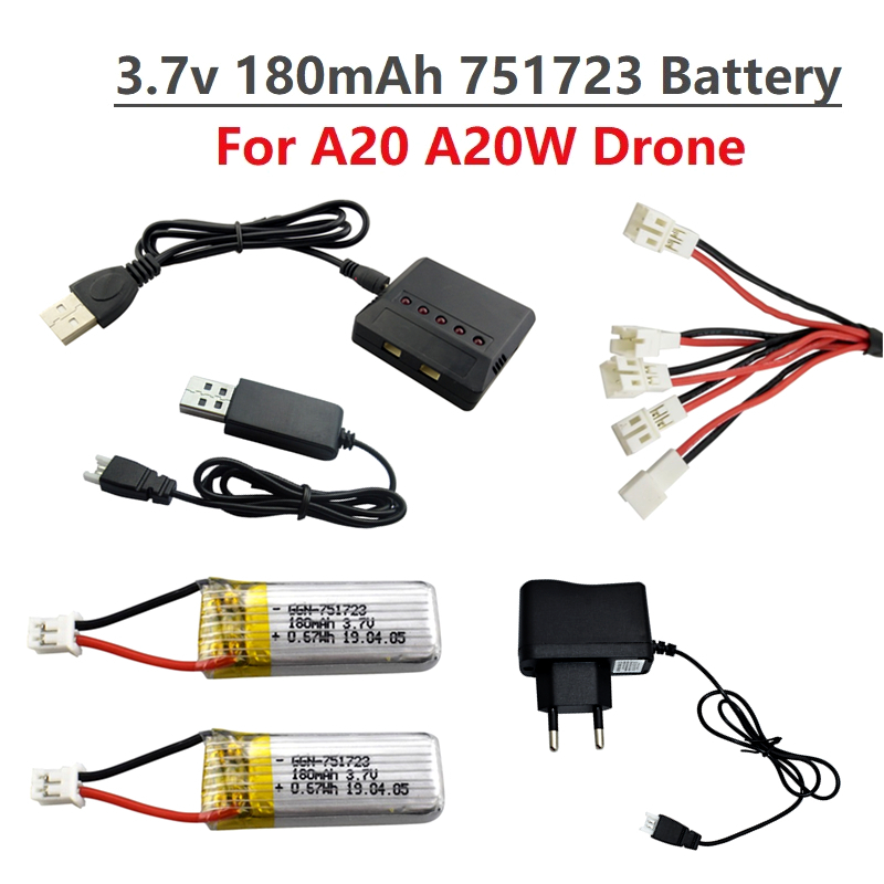 Drone Zll Rc - Originele 3.7V 180mAh Lipo Batterij En