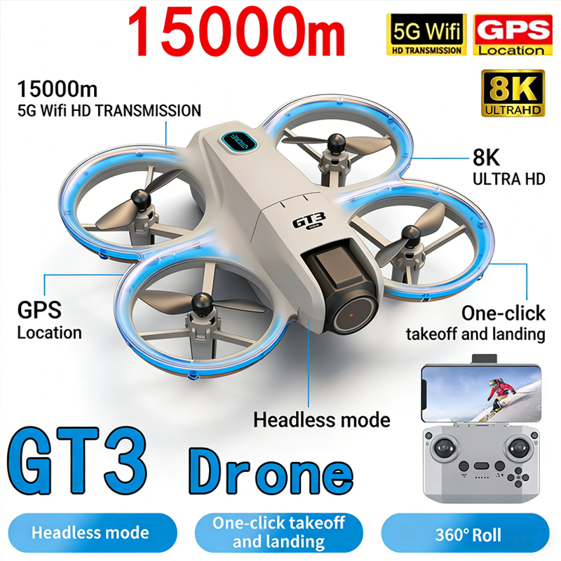 Nieuwe GT3 MAX Drone 8K HD Luc - Drone Gt3 Rc recensie en prijs