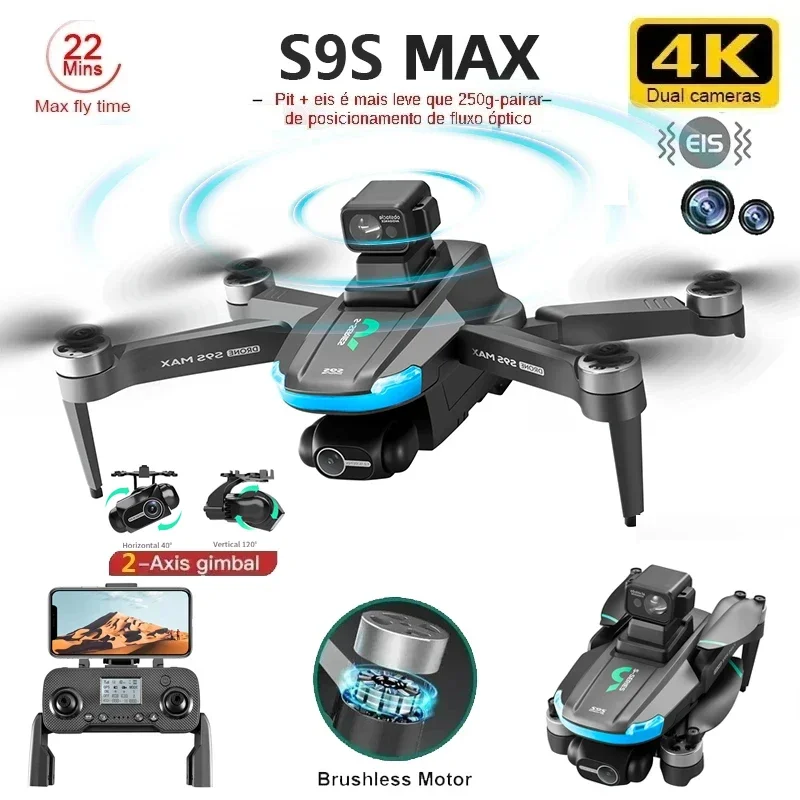 NIEUWE S9S MAX MINI Drone 4K 2 - Drone Rc With Camera recensie en prijs