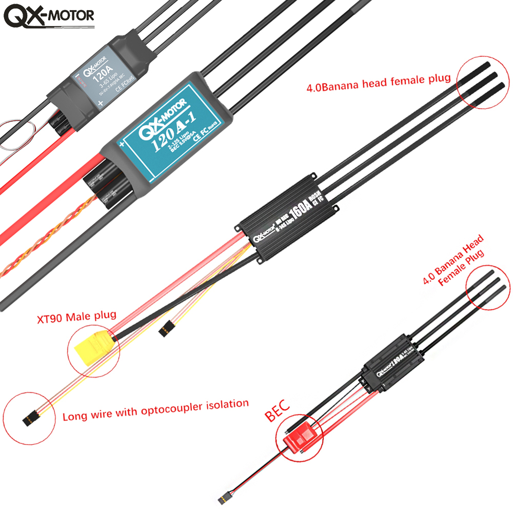 QX-MOTOR Brushless ESC-serie E - Drone Rc Y Series recensie en prijs