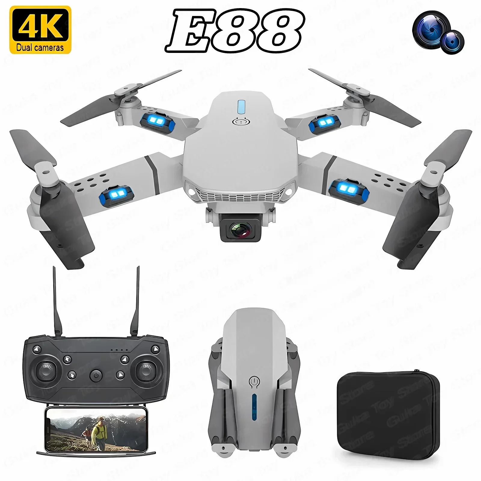 E88 Pro WIFI FPV Drone Grootho - Drone Rc Harness recensie en prijs