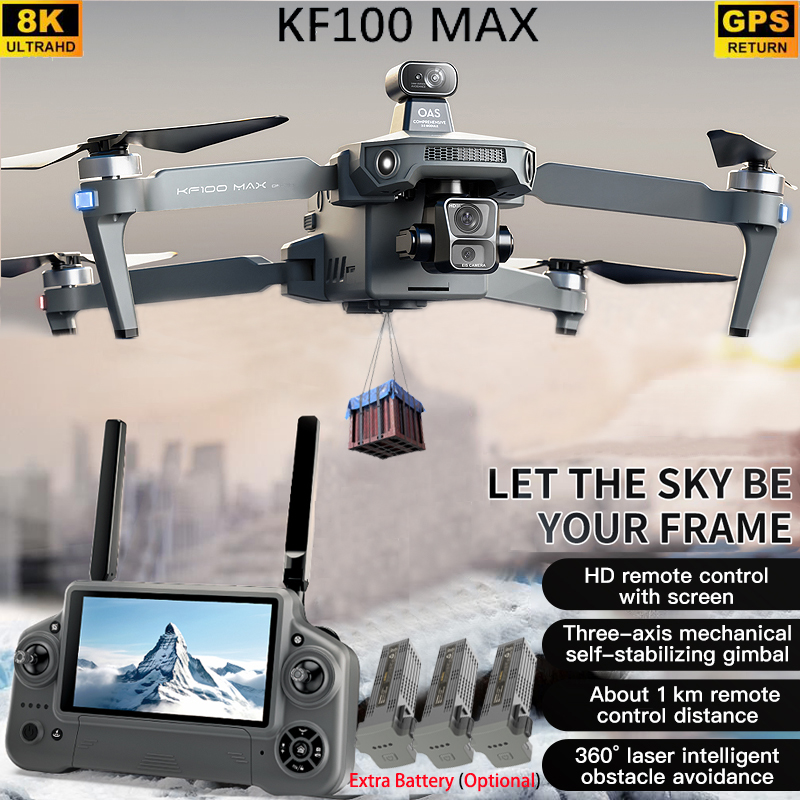 KF100 MAX GPS Drone 4K Camera  - Drone Rc App recensie en prijs