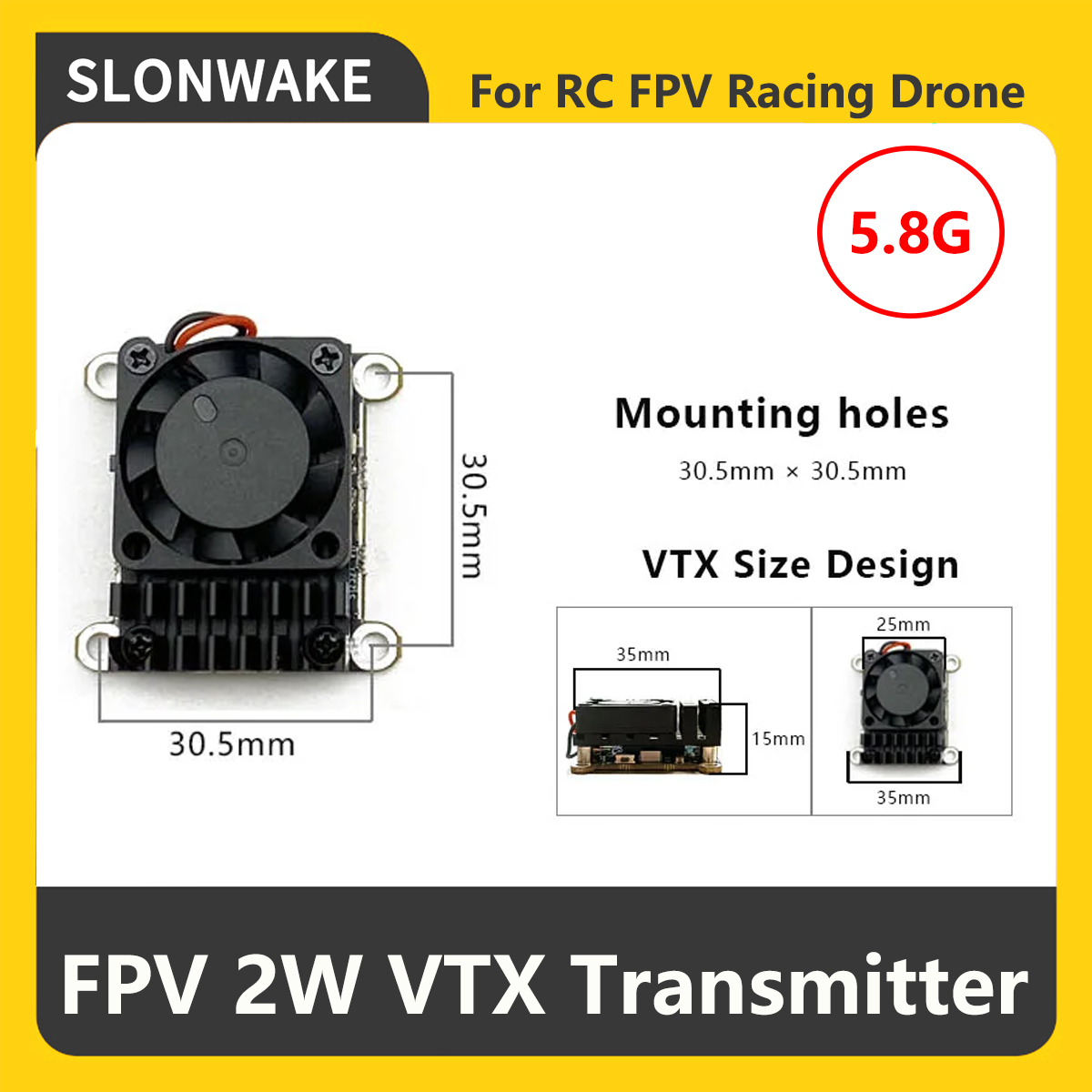 SLONWAKE 5.8G 2000mW FPV VTX Z - Drone Rc With Camera recensie en prijs