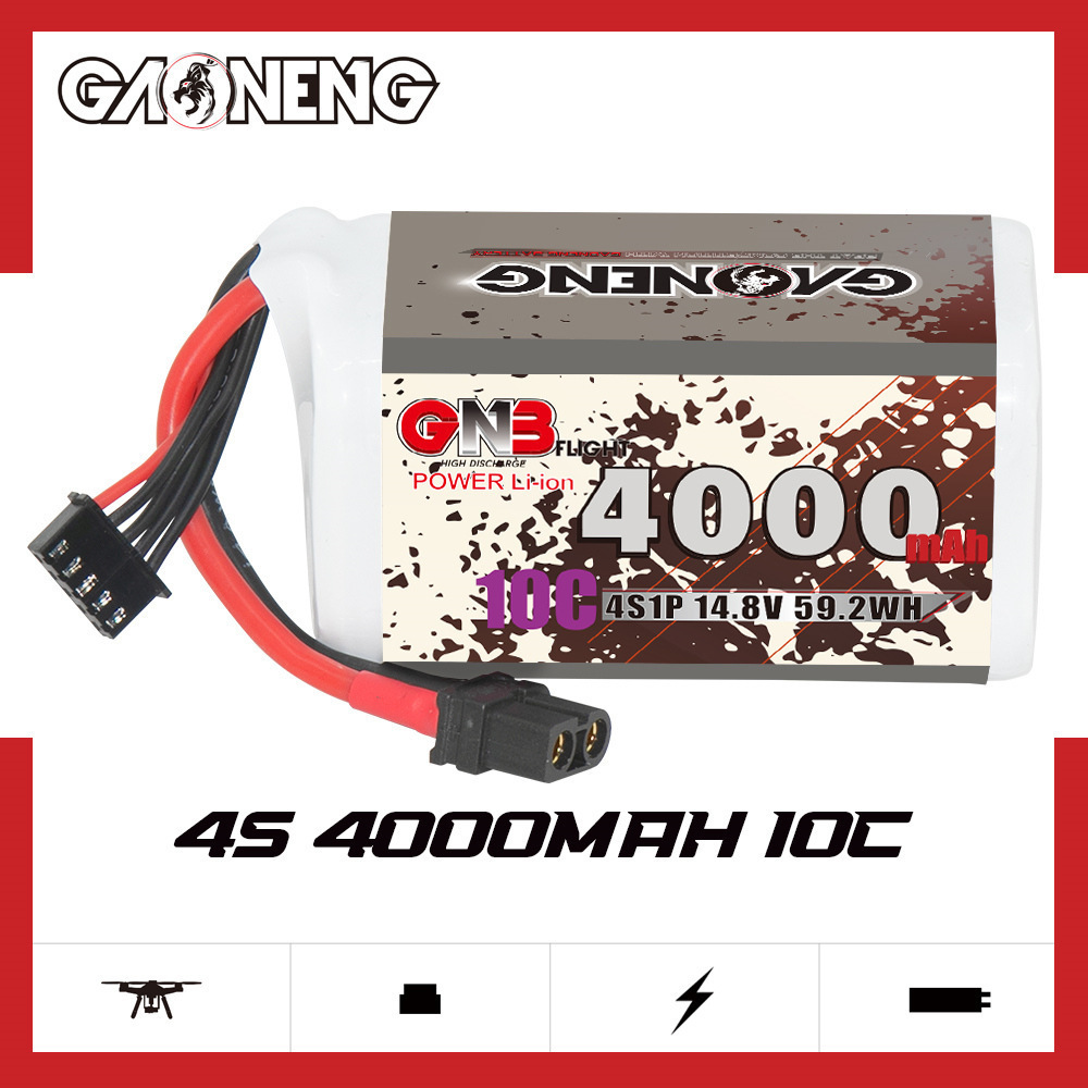 GNB 4000mAh 4S 14.8V 10C 20C M - Drone Rc Board recensie en prijs
