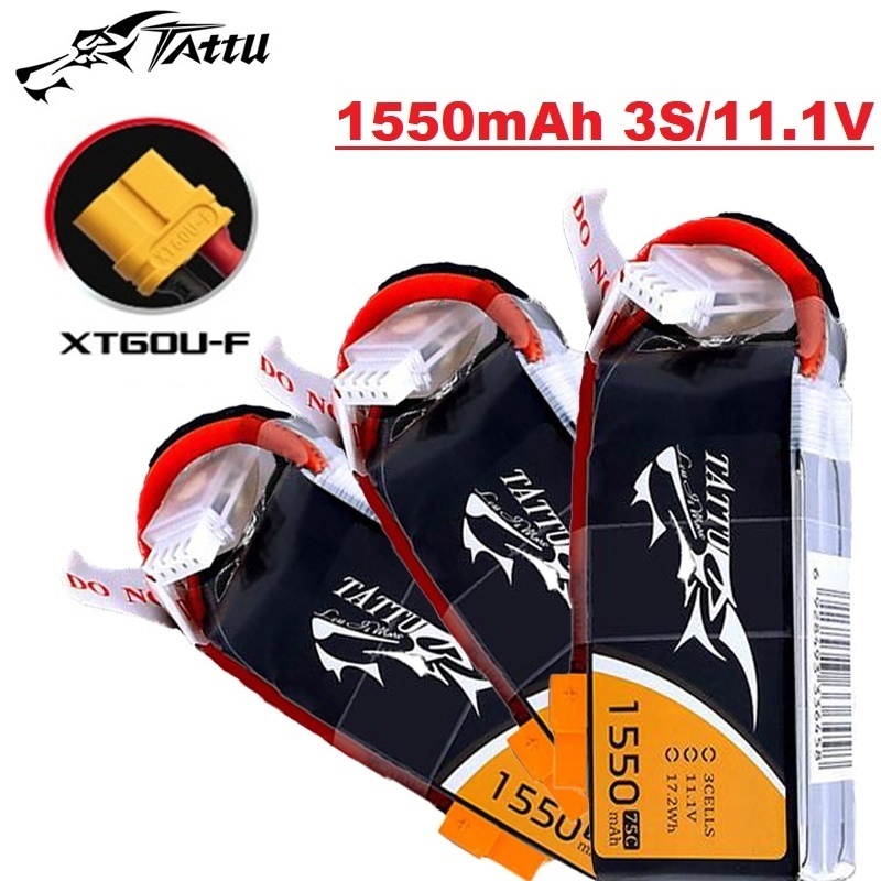 Tattu 3S 11.1V 1550Mah 75c Lip - Drone Zll Rc recensie en prijs